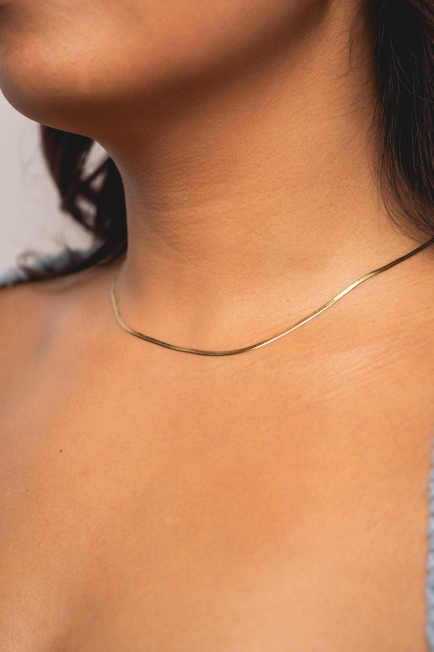 Micro Herringbone Necklace