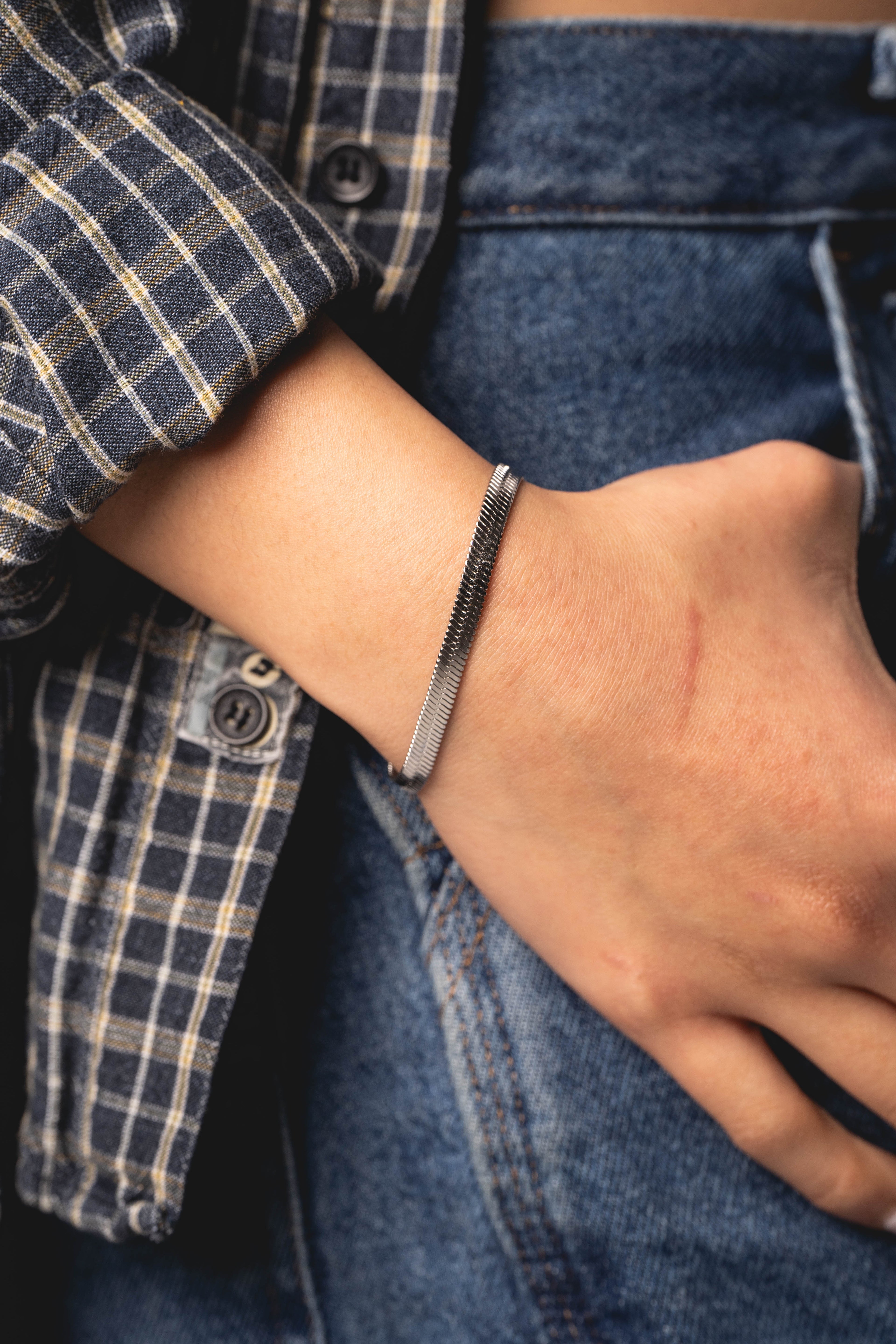 Herringbone V Bracelet