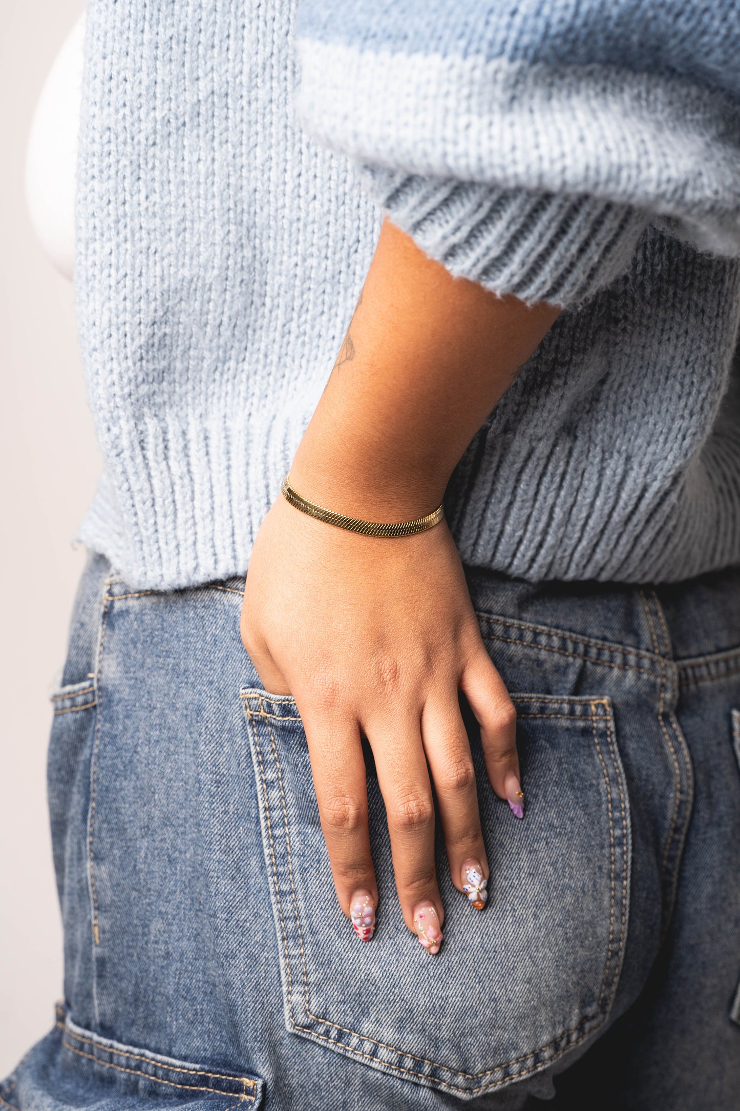 Herringbone V Bracelet