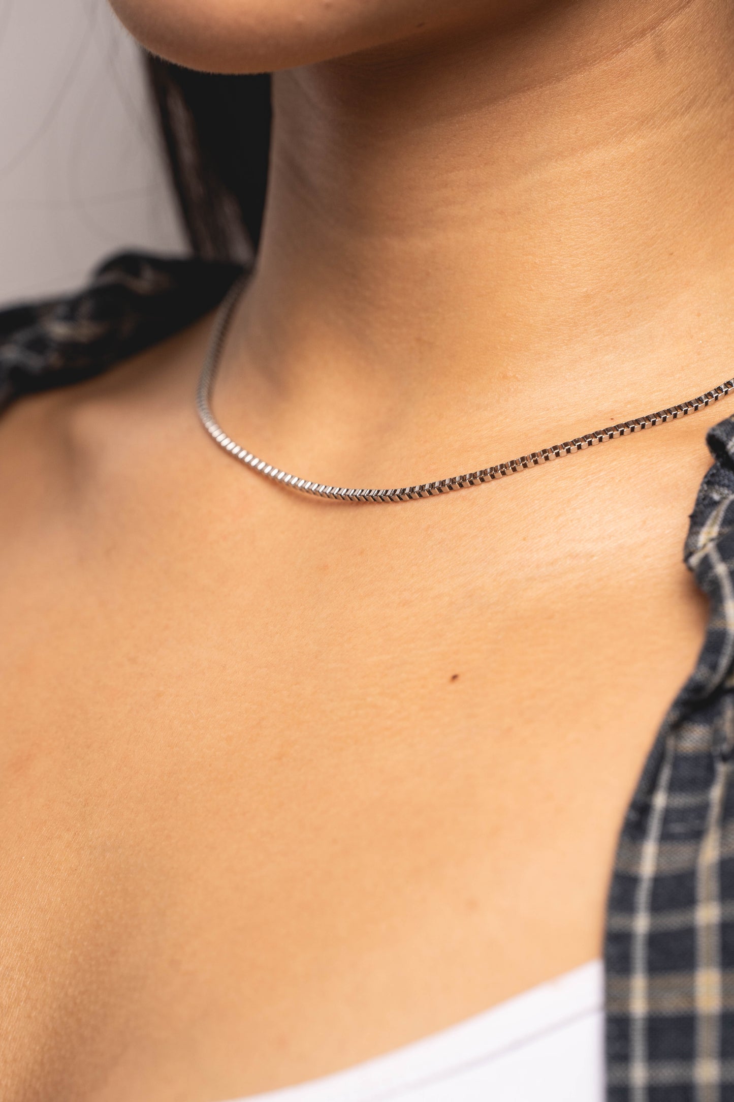 Micro Box Necklace