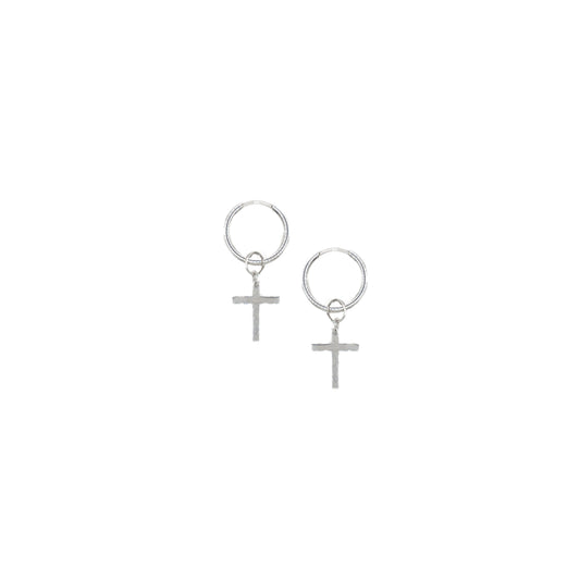 Small Cross Earrings